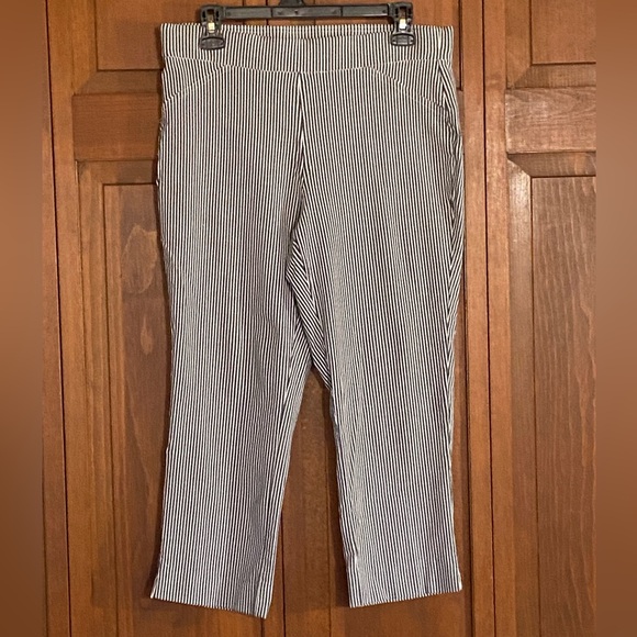 ANNE KLEIN STRIPED CAPRI’S SIZE 12 - Picture 15 of 15